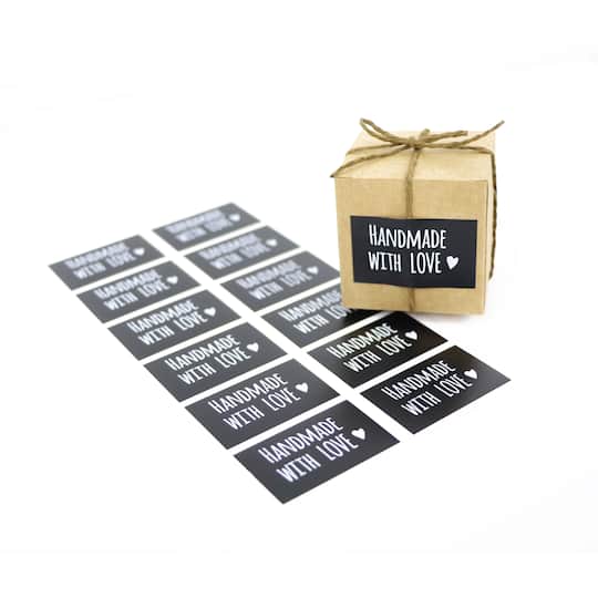 12 Packs: 48 ct. (576 total) Handmade with Love Label Stickers by Recollections™
